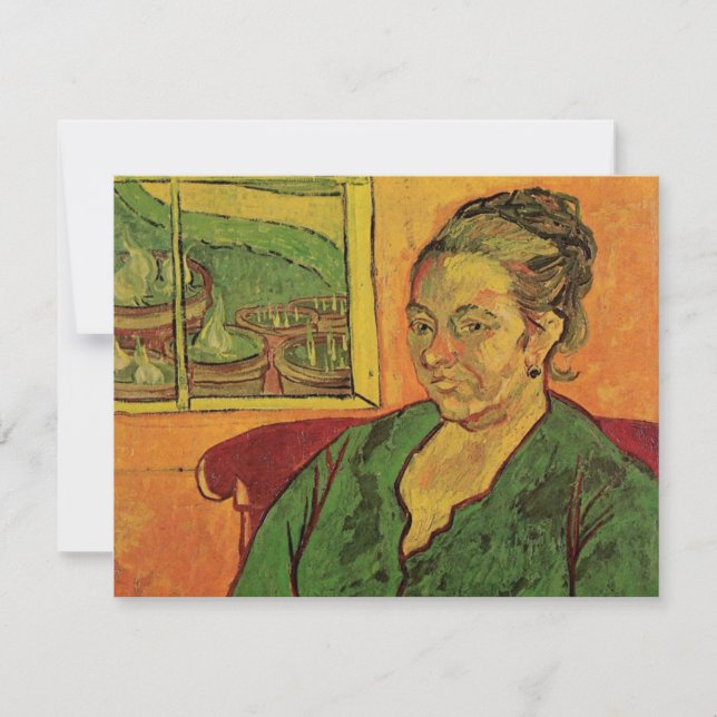 Madame Augustine Roulin av Vincent van Gogh (Framsida)