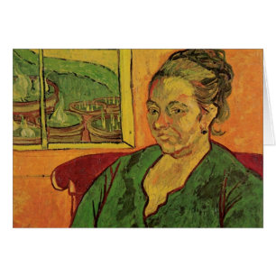 Madame Augustine Roulin av Vincent van Gogh Hälsningskort