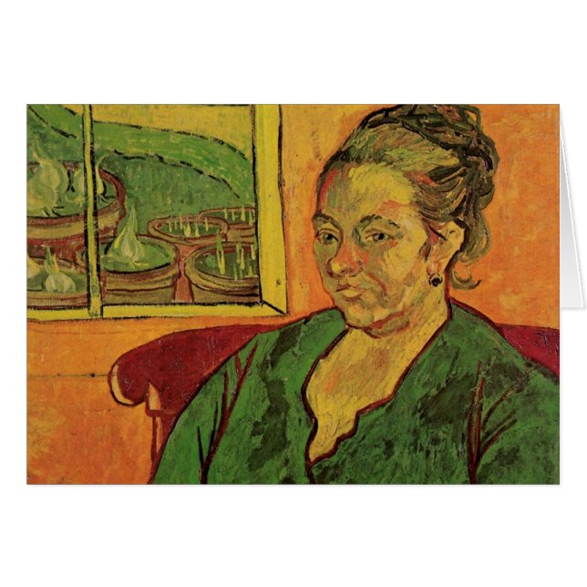Madame Augustine Roulin av Vincent van Gogh Hälsningskort (Framsidan Horizontal)