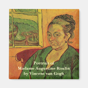 Madame Augustine Roulin av Vincent van Gogh Magnet