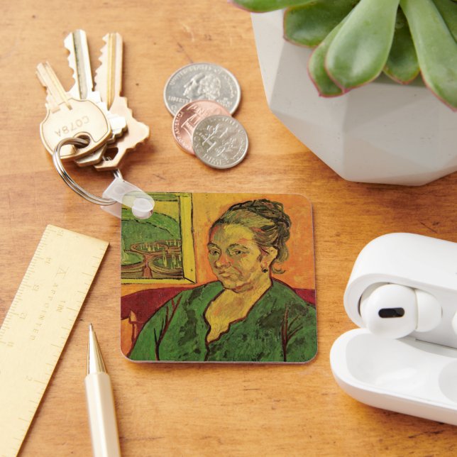 Madame Augustine Roulin av Vincent van Gogh Nyckelring (Skrivbord)