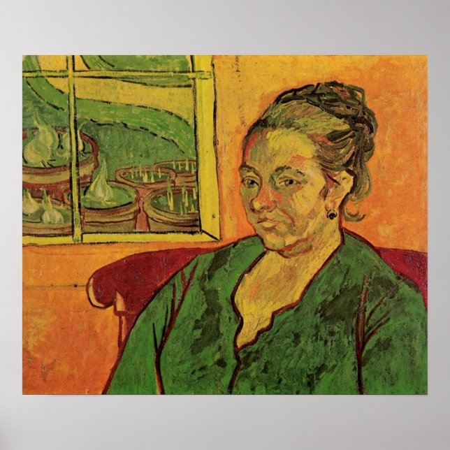 Madame Augustine Roulin av Vincent van Gogh Poster (Framsidan)