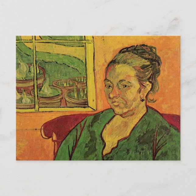 Madame Augustine Roulin av Vincent van Gogh Vykort (Framsida)