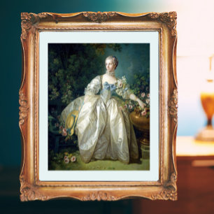 Madame Bergeret 1766 Boucher Fototryck