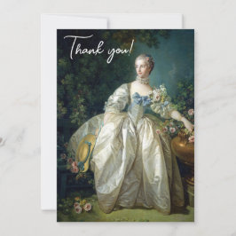 Madame Bergeret 1766 Boucher Grattis Tack Kort