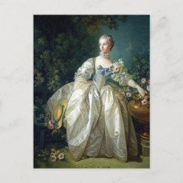 Madame Bergeret 1766 Boucher Vykort