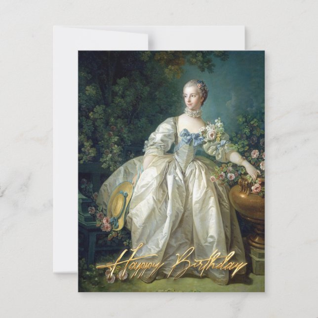 Madame Bergeret 1766 Grattis på födelsedagen (Framsida)