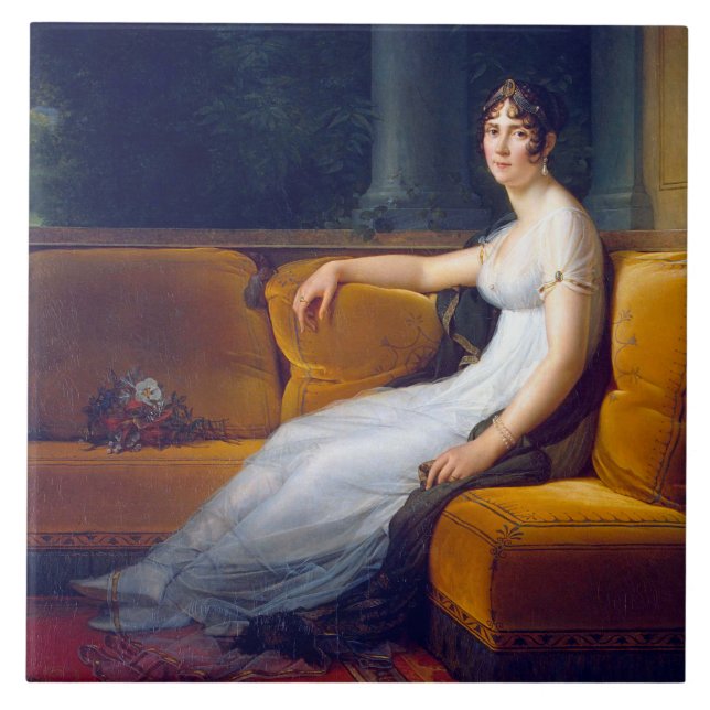 Madame Bonaparte (Josephine) Kakelplatta (Framsidan)
