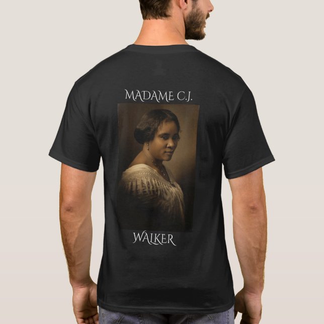 Madame C.J. Walker T Shirt (Baksida)
