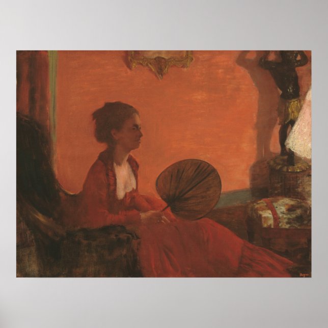 Madame Camus - Edgar Degas Fine Art Poster (Framsidan)
