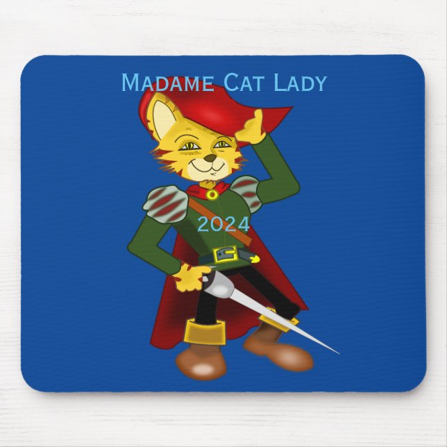 Madame Cat Dam 2024 för president Thunder_Cove Musmatta (Framsidan)