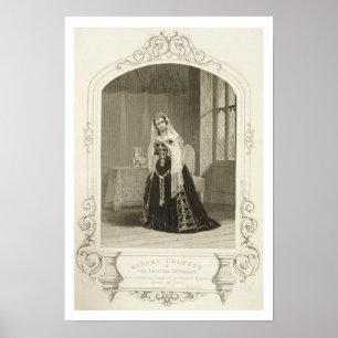 Madame Celeste som prinsessan Katherine, Act V Sc Poster