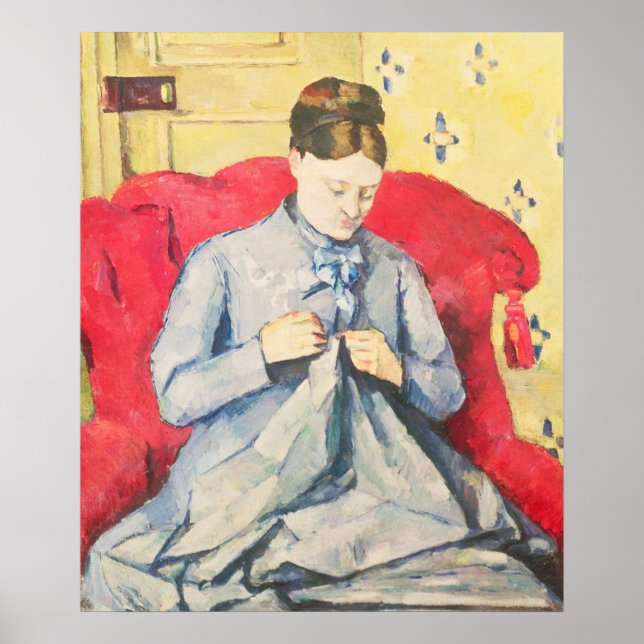Madame Cezanne sywing Poster (Framsidan)