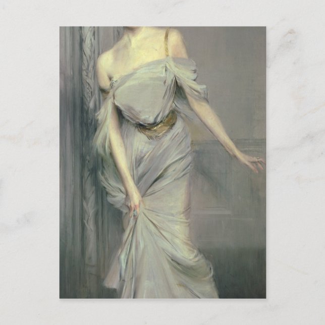 Madame Charles Max, 1896 Vykort (Framsida)