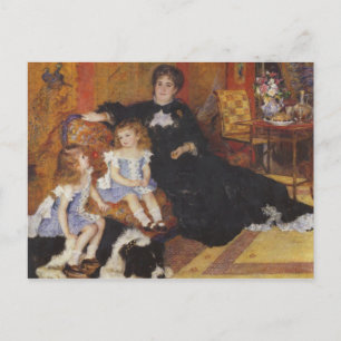 Madame Charpentier och hennes barn av Renoir Vykort