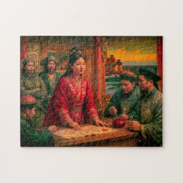 Madame Ching Sjöströvar Drottning Porträtt Pussel