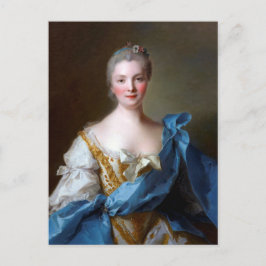 Madame de la Porte 1754 av Jean-Marc Nattier Vykort