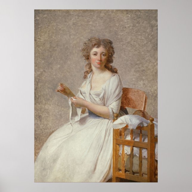 Madame de Pastoret och Hennes son Poster (Framsidan)