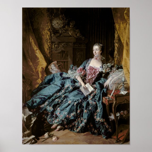 Madame de Pompadour, 1756 Poster (Framsidan)