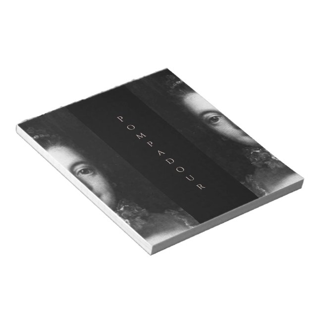 Madame de Pompadour baroque Anteckningsblock (Vinklad)