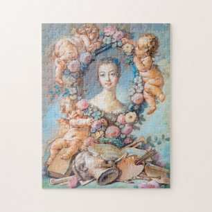 Madame de Pompadour François Boucher rococo dam Pussel