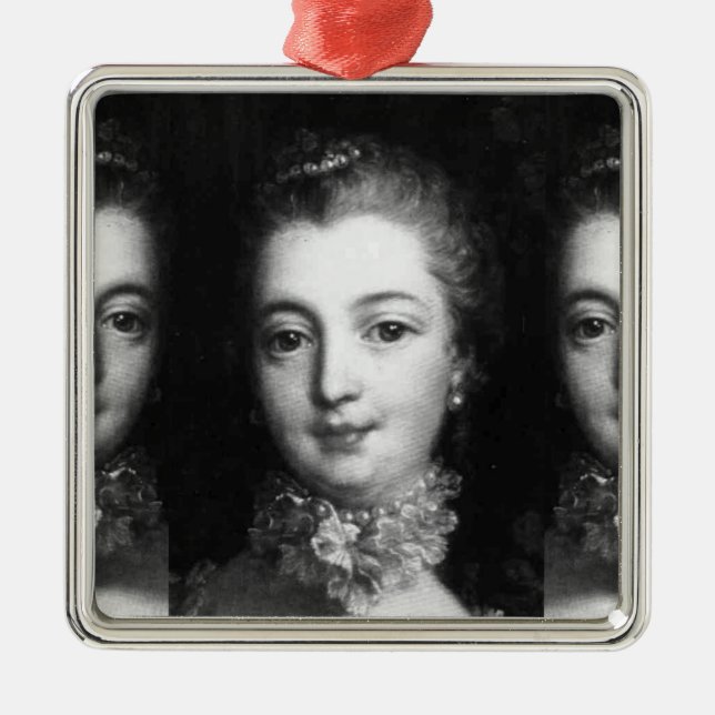 ♥ Madame de Pompadour ♥ Julgransprydnad Metall (Framsidan)