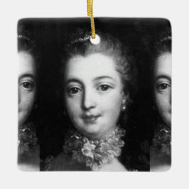 ♥ Madame de Pompadour shabby chic ♥ Julgransprydnad Keramik