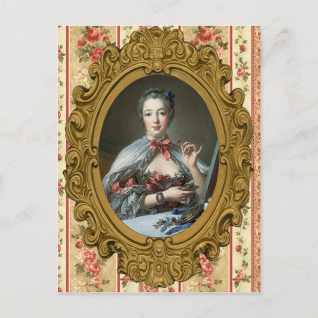 Madame de Pompadour Vykort (Framsida)