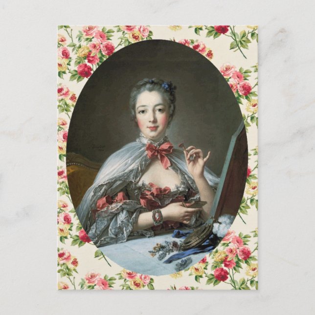 Madame de Pompadour Vykort (Framsida)