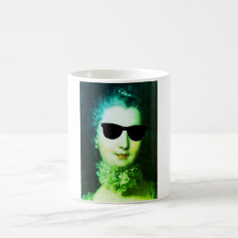 ♥ Madame de Pompadour with sunglasses crazy ♥ Kaffemugg