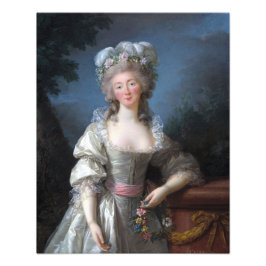 Madame du Barry 1782 av Elisabeth Brun Fototryck