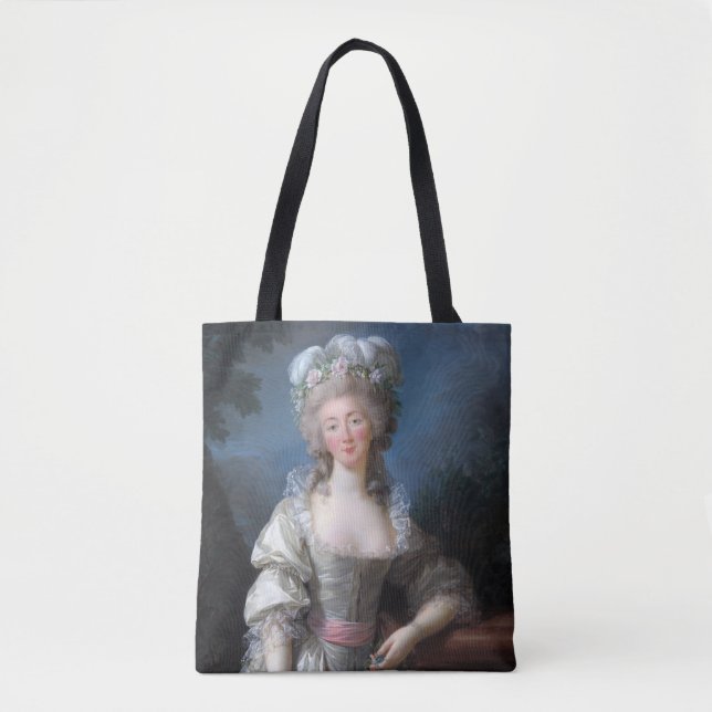 Madame du Barry 1782 av Elisabeth Brun Tygkasse (Framsida)