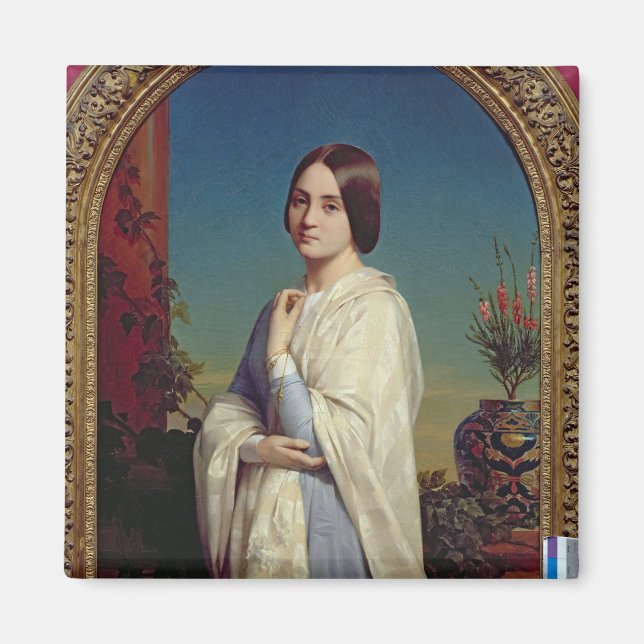 Madame Edouard Dubufe 1842 Magnet (Framsidan)