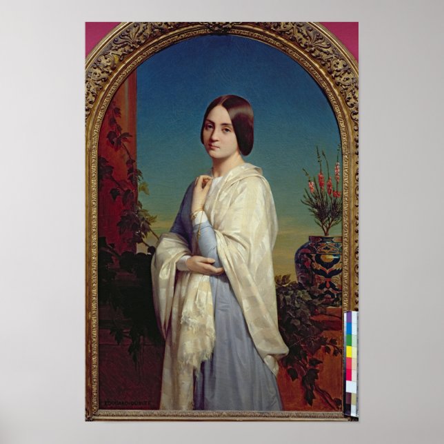 Madame Edouard Dubufe 1842 Poster (Framsidan)
