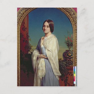 Madame Edouard Dubufe 1842 Vykort