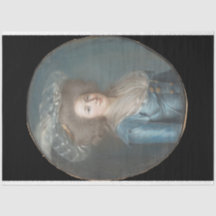 Madame Élisabeth de Frankrike Decoupage Papper