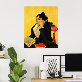 Madame Ginoux med Bokar av Vincent van Gogh Poster