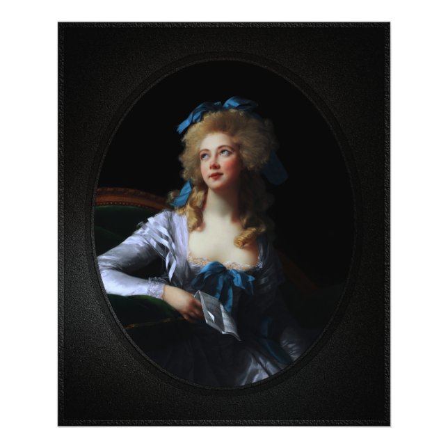 Madame Grand by Elisabeth Louise Vigee Le Brun Fototryck (Framsidan)