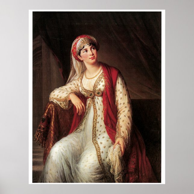 Madame Grassini i rollen Zaire Poster (Framsidan)