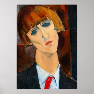 Madame Kisling, 1917 av Amedeo Modigliani Poster