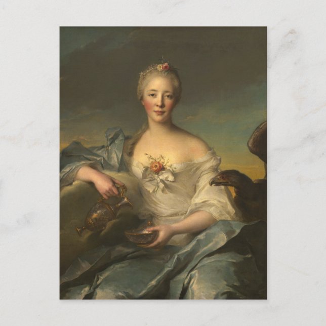 Madame Le Fèvre de Caumartin som Hebe Vykort (Framsida)