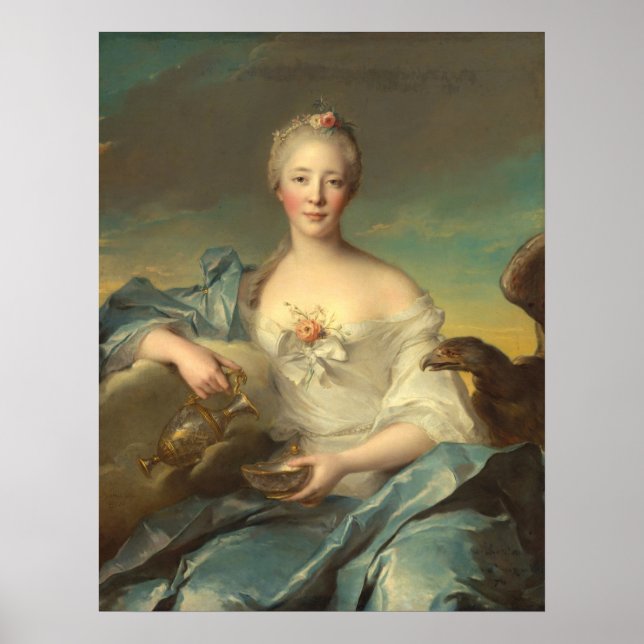 Madame Le Fèvre - Jean-Marc Nattier Fine Art Poster (Framsidan)