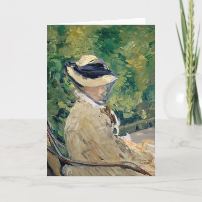 Madame Manet | Édouard Manet Kort (Framsida)