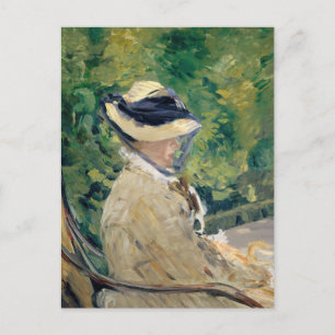 Madame Manet   Édouard Manet Vykort