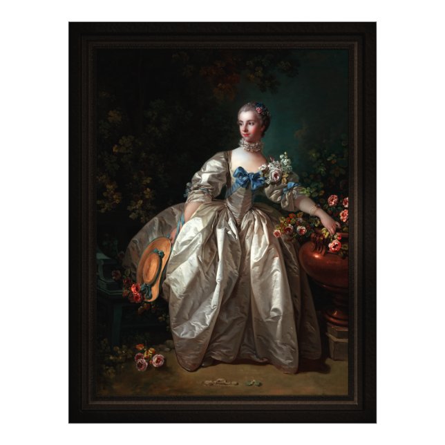 Madame Marguerite Bergeret Fototryck (Framsidan)