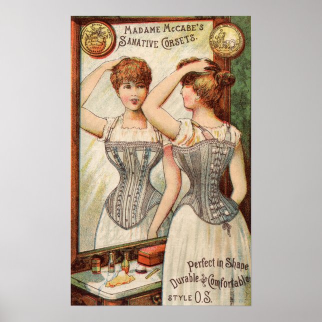 Madame McCabes Corsets Ad Poster (Framsidan)