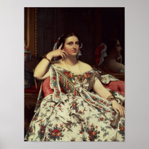 Madame Moitessier, 1856 Poster