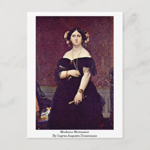 Madame Moitessier Av Ingres Auguste Dominique Vykort
