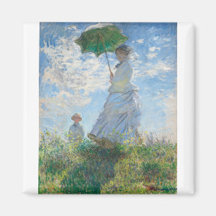 Madame Monet och Hennes son av Claude Monet Magnet