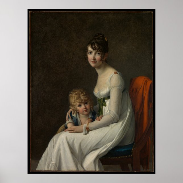 Madame Philippe Panon Desbassayns de Richemont Poster (Framsidan)